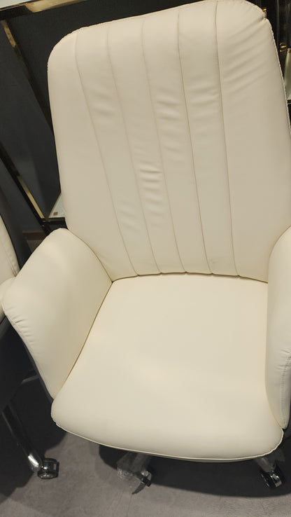 Medium Back Leather Chair