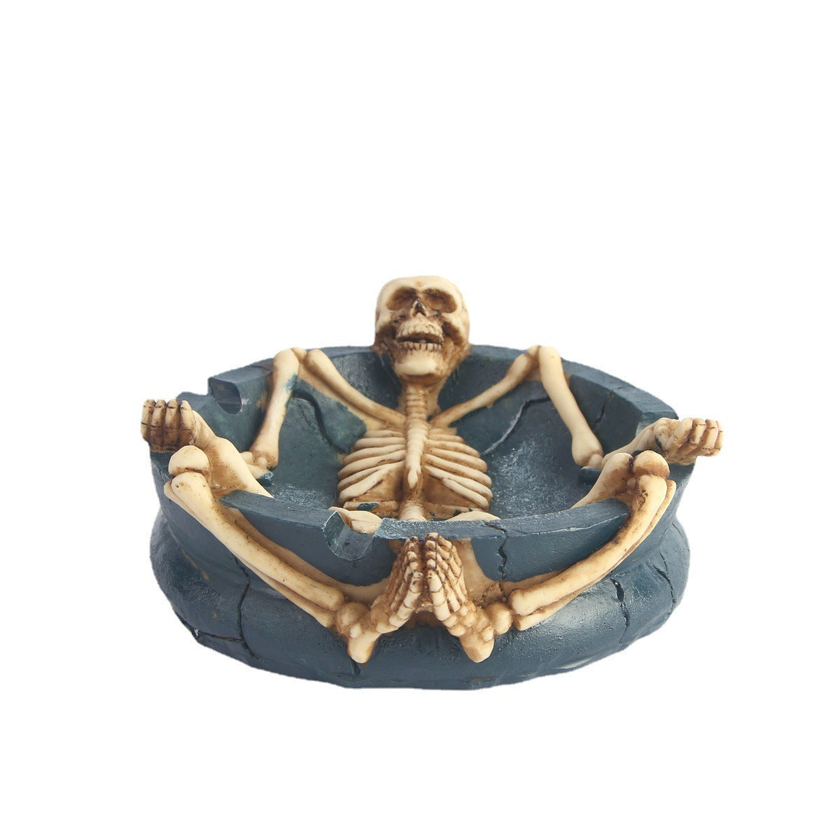 Resin Skeleton Ashtray Home Office Decoration