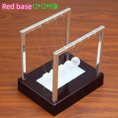 Newtons Cradle LED Light Up Kinetic Energy Home Office Science Toys Home Decor